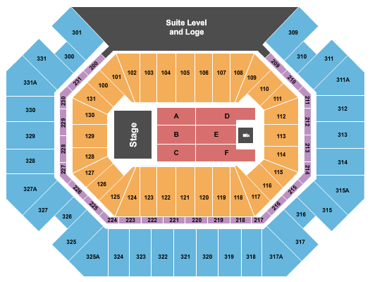 Thompson-Boling Arena Pentatonix Seating Chart